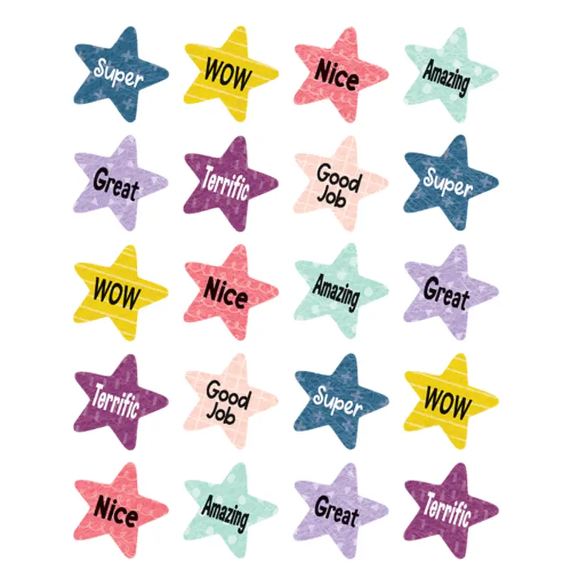 Teacher Created Resources Oh Happy Day Star Rewards Stickers (TCR8336)