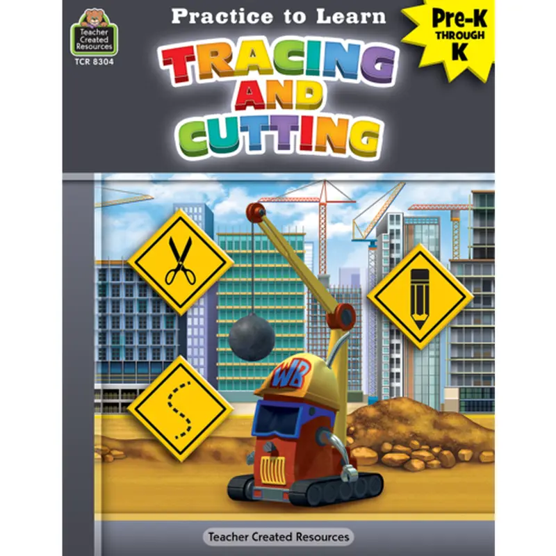Teacher Created Resources Practice to Learn: Cutting and Tracing (TCR8304)