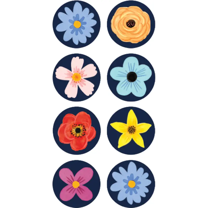 Teacher Created Resources Wildflowers Mini Stickers (TCR 6702)