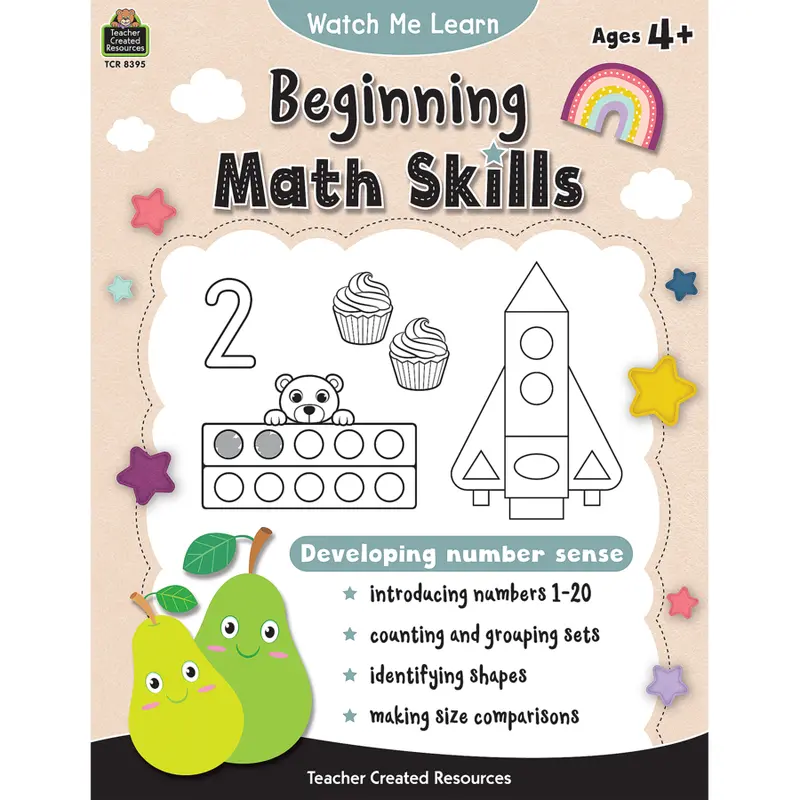 Teacher Created Resources Watch Me Learn: Beginning Math Skills (TCR 8395)
