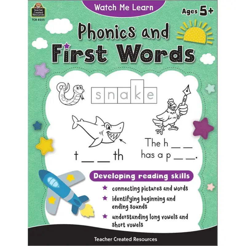 Teacher Created Resources Watch Me Learn: Phonics and First Words (TCR 8355)