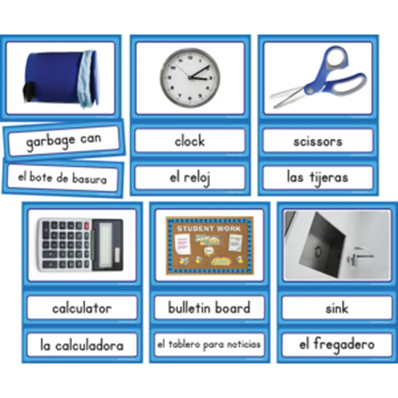 Teacher Created Spanish / English Classroom Labels Accents (TCR 63189)