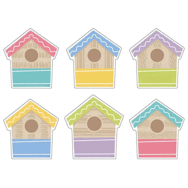 Trend Garden Bird Houses Cut Outs (10680)