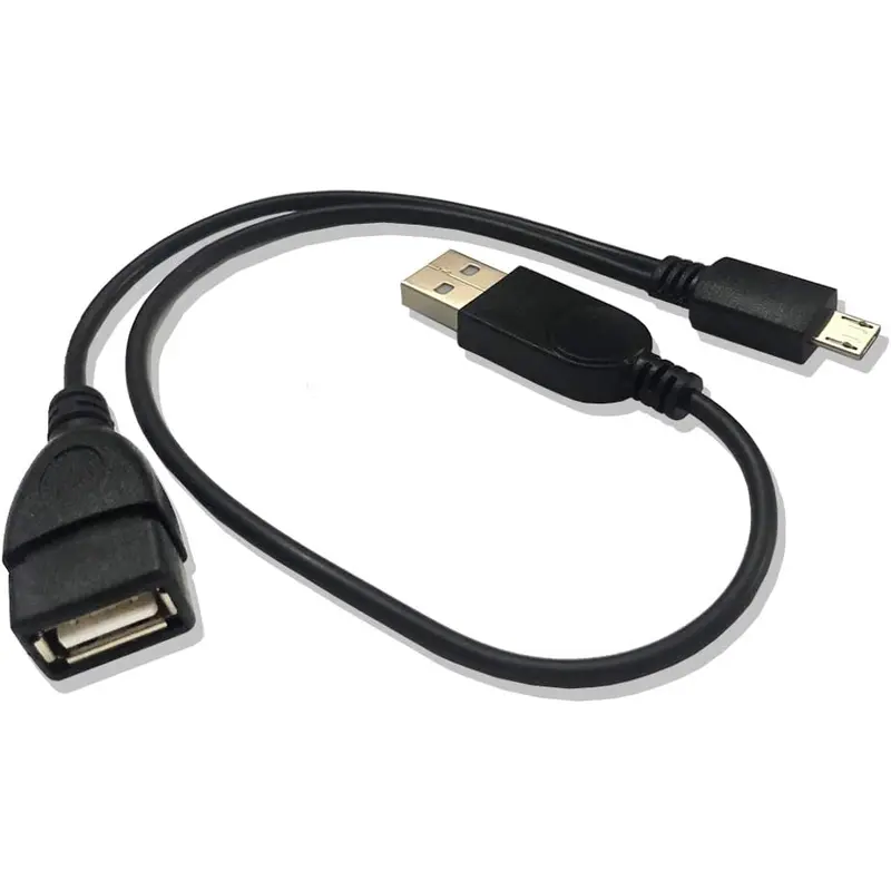 AUVIPAL 2-IN-1 MICRO USB TO USB OTG ADAPTER CABLE