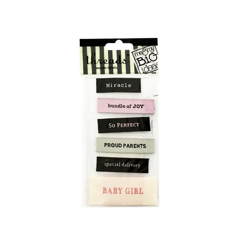 BABY GIRL WOVEN LABELS