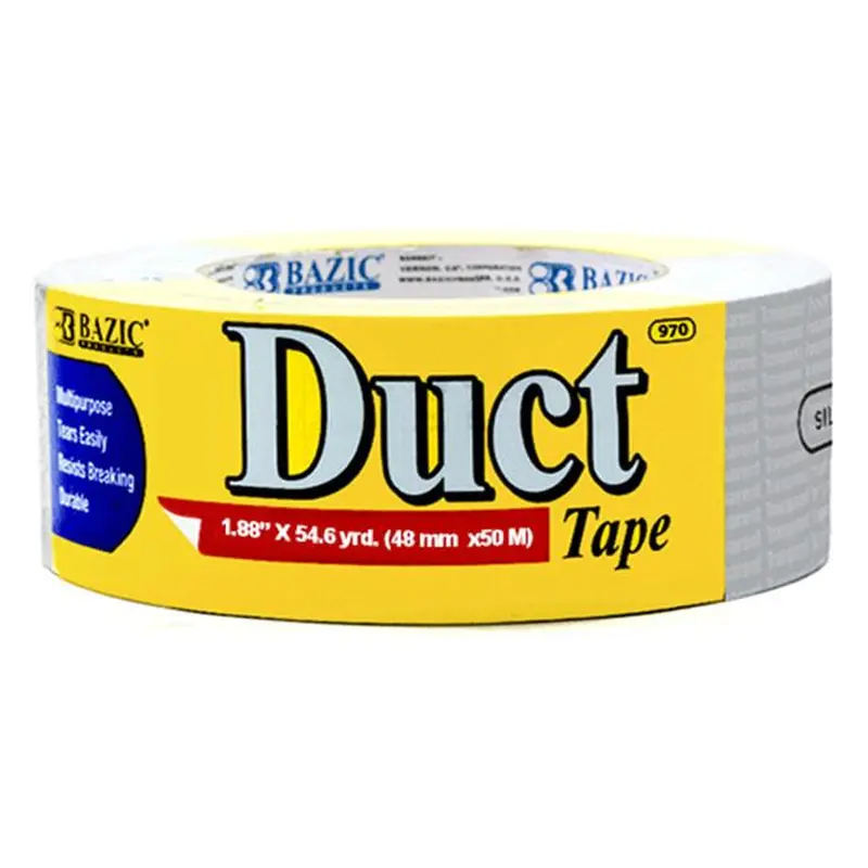 BAZIC 1.88" x 60 YARDS SILVER DUCT TAPE