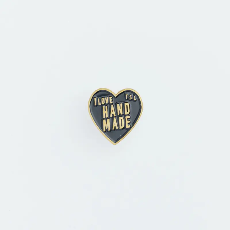 The Superior Labor Heart Logo Pin - Black