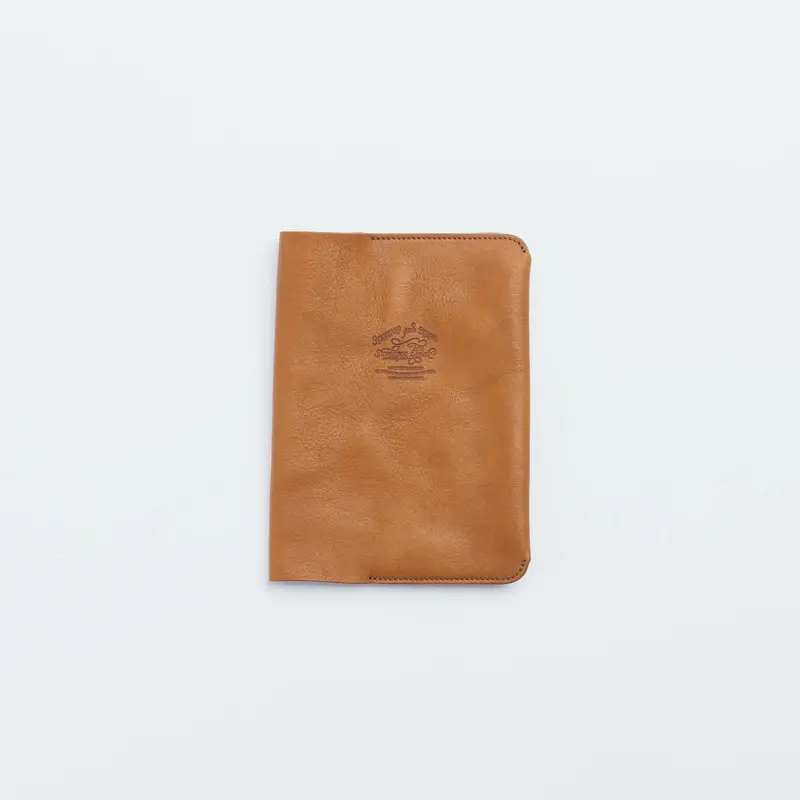 The Superior Labor B6 Oil Leather Notebook Cover - Light Brown