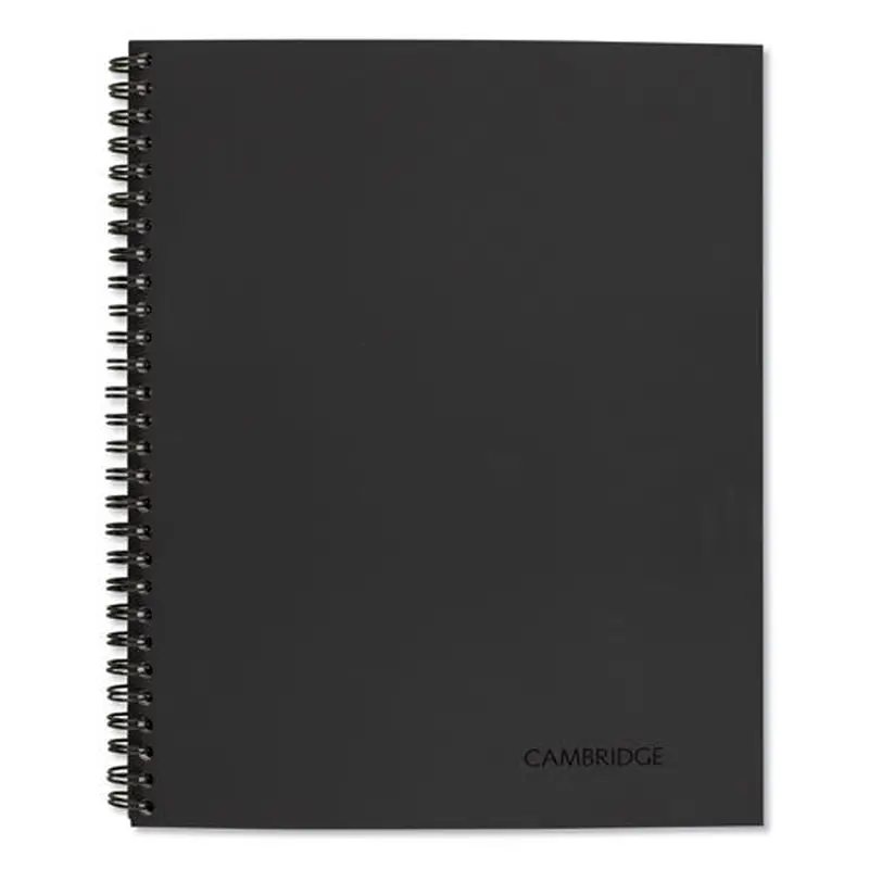 Wirebound Guided Action Planner Notebook, 1-subject, Project-management Format, Dark Gray Cover, (80) 11 X 8.5 Sheets
