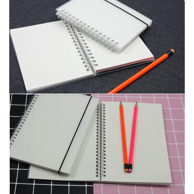 A5 Notebook With Clear Cover And Lined Pages1000 