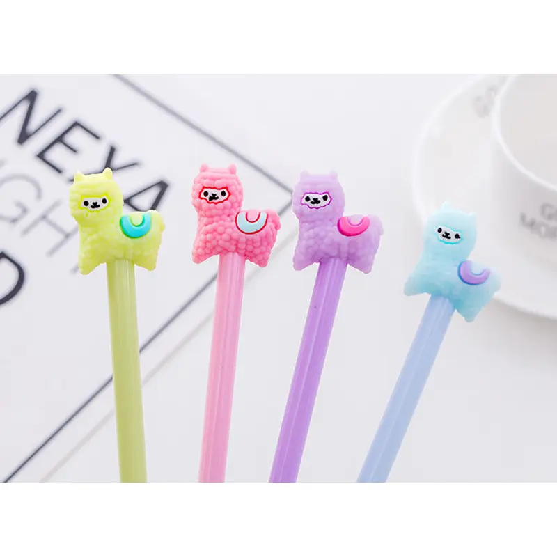 Alpaca Design Gel PenAssorted