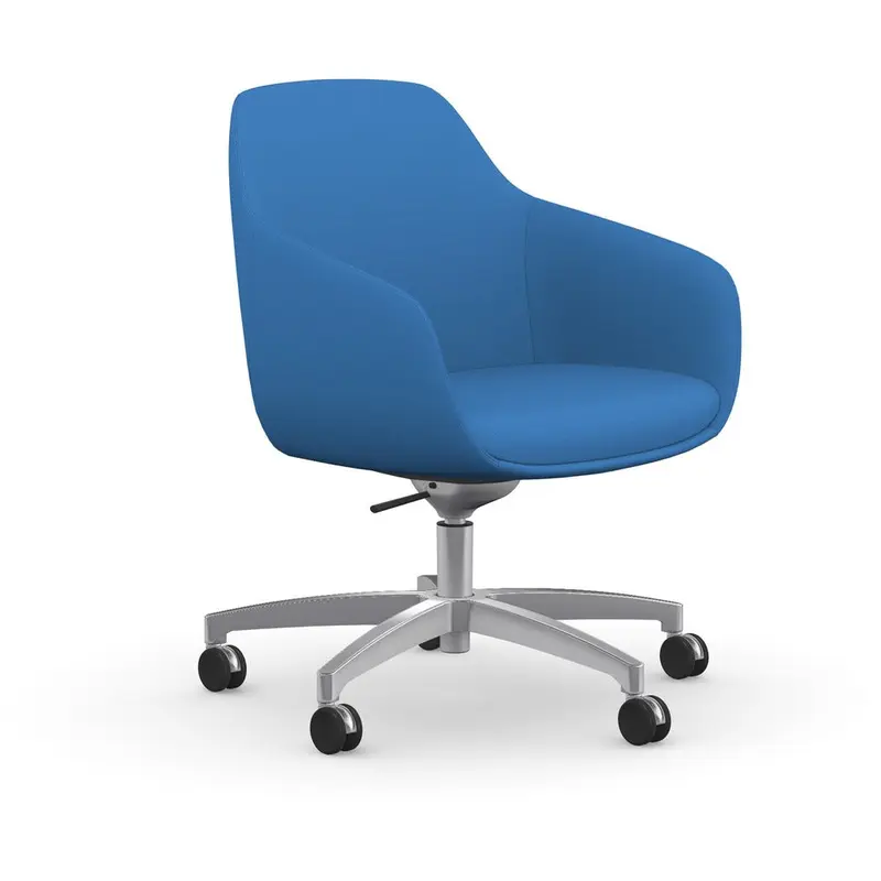 9 to 5 Seating Lilly 5-Star Base Fabric Lounge Chair [SKU - NTF9154R2SFBU]EA