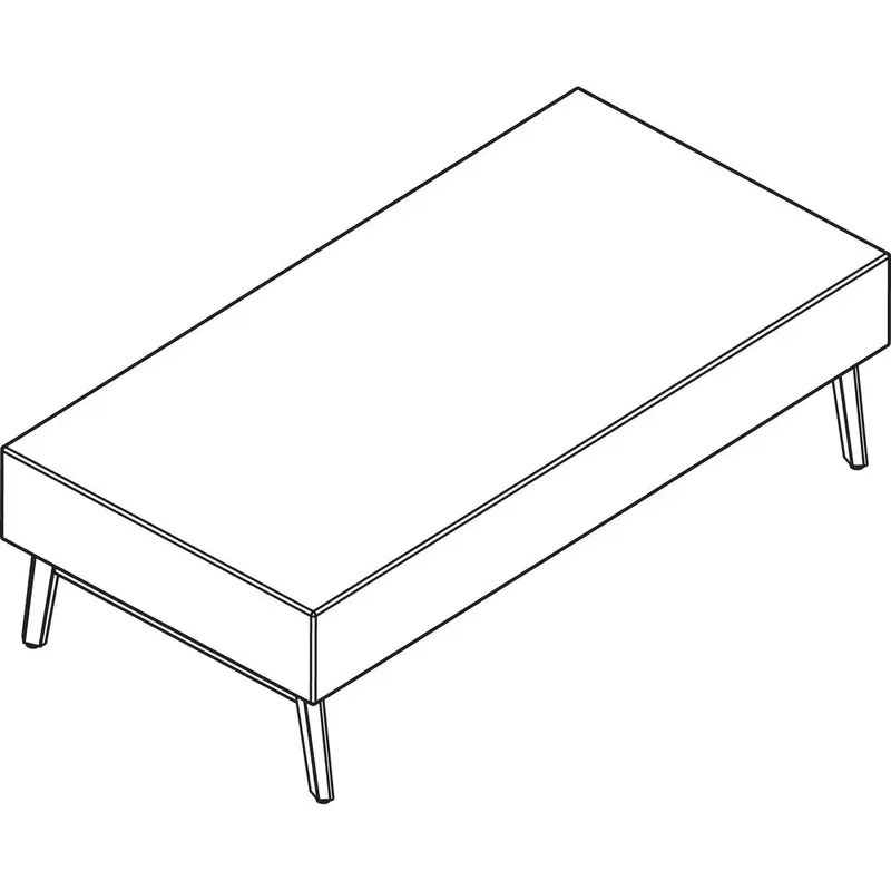 Arold Hip Hop Collection Rectangular Bench [SKU - AROH60W20TP08]EA