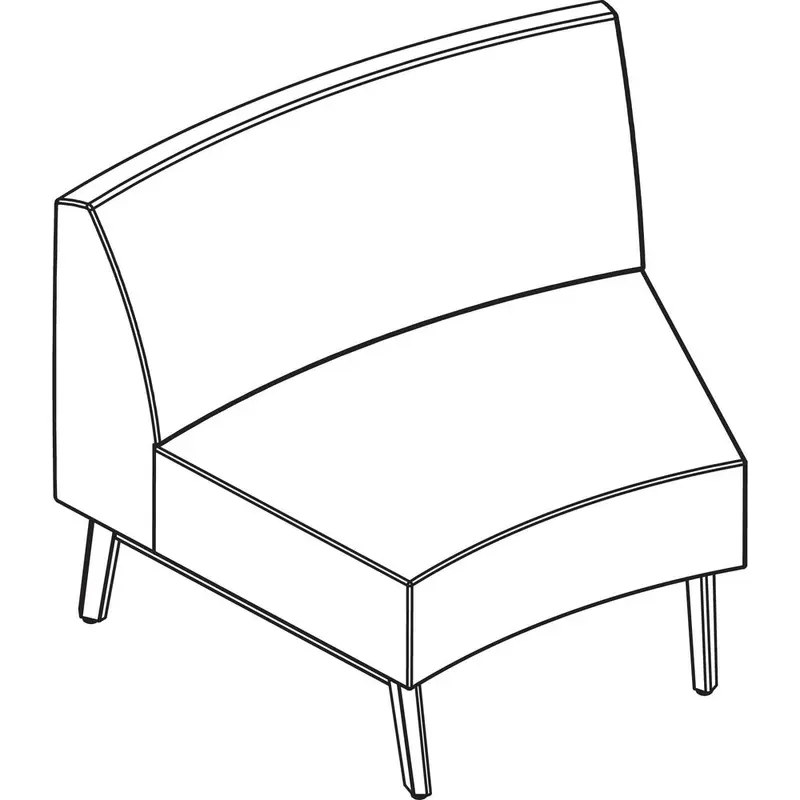 Arold Hip Hop Collection Wedge Chair [SKU - ARO4830CW20W4]EA