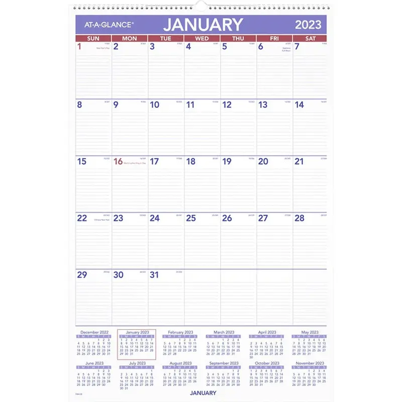 At-A-Glance Monthly Wall Calendar [SKU - AAGPM428]EA