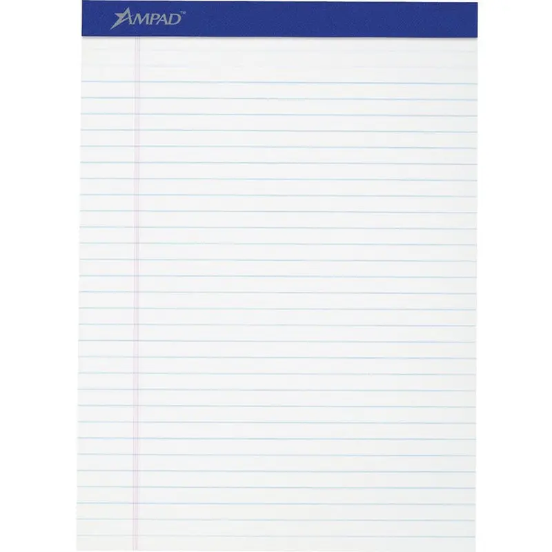 Ampad Perforated Ruled Pads - Letter [SKU - TOP20320]DZ