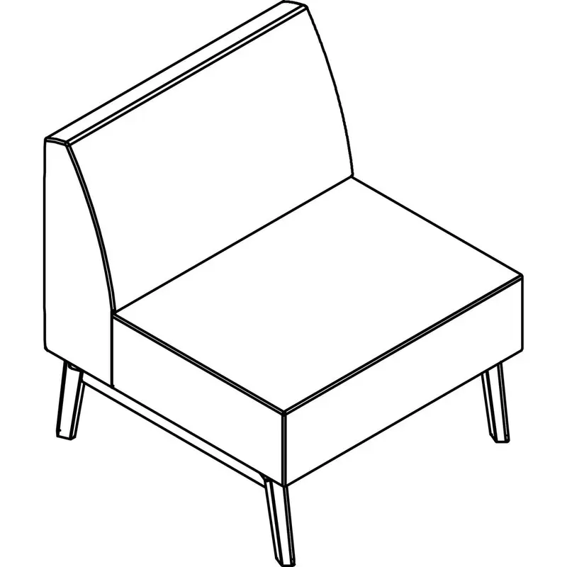 Arold Hip Hop Collection Straight Chair [SKU - AROHC30W20W1]EA
