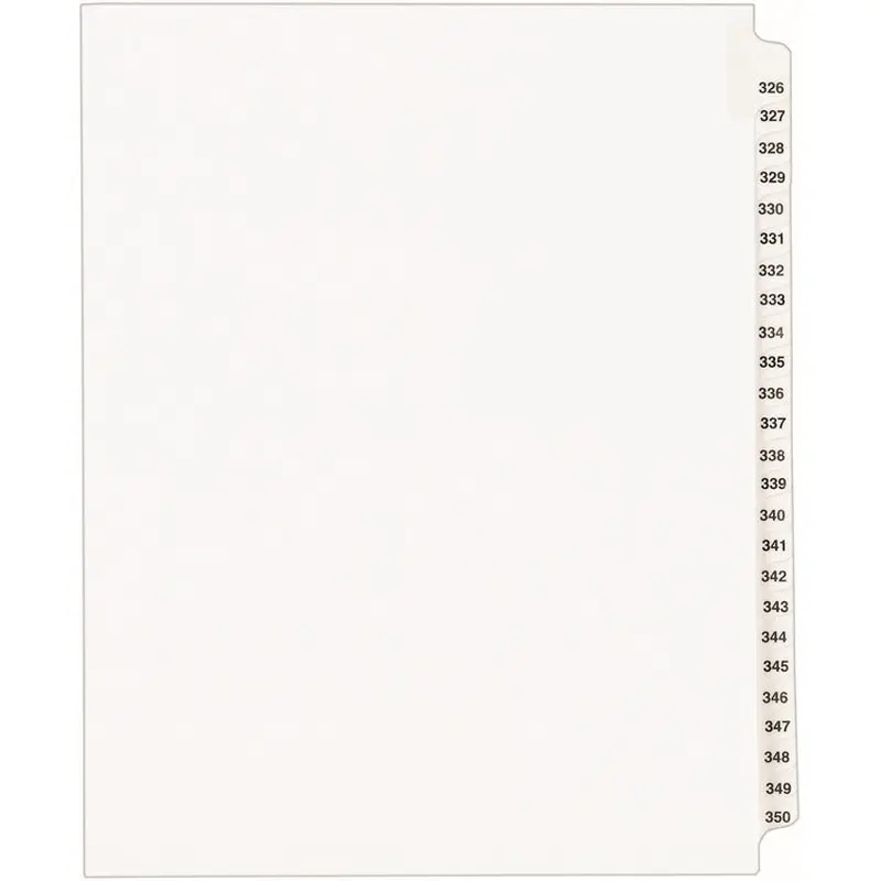 Avery Standard Collated Legal Dividers [SKU - AVE01343]ST