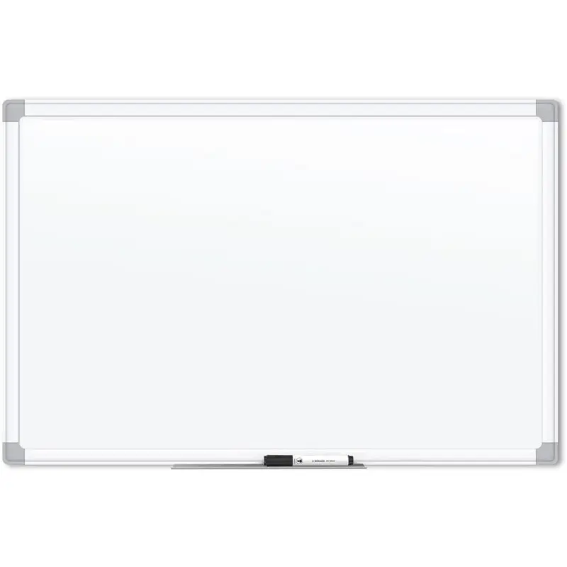 U Brands White Aluminum Framed Magnetic Porcelain Steel Board, 72" X 47" [SKU - UBR4901U0001]EA