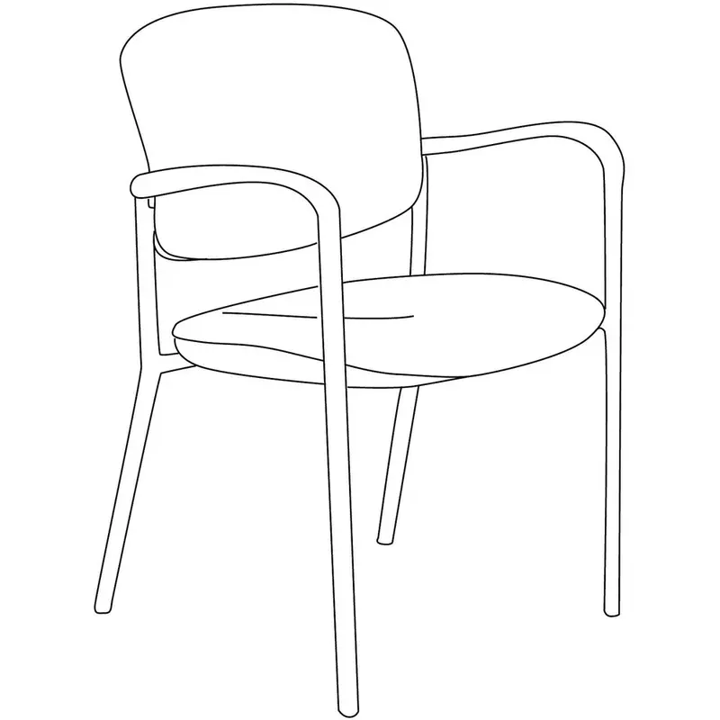 United Chair Brylee Fixed Arms Guest/Stack Chair [SKU - UNCBR32CTP06]EA