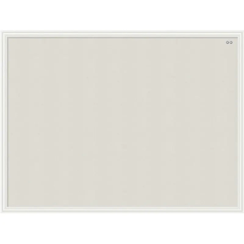 U Brands Linen Cork Linen Bulletin Board, 40 x 30 Inches, White Wood Frame (2917U00-01) [SKU - UBR2917U0001]EA