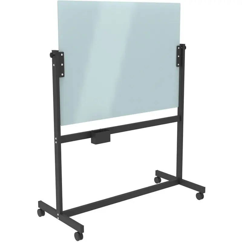 U Brands Magnetic Glass Dry Erase Board Rolling Easel [SKU - UBR2368U0001]EA
