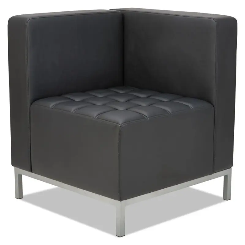 Alera QUB Series Corner Sectional, 26.38w x 26.38d x 30.5h, Black