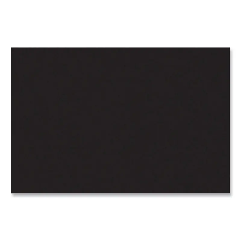 SunWorks Construction Paper, 50 lb Text Weight, 24 x 36, Black, 50/Pack
