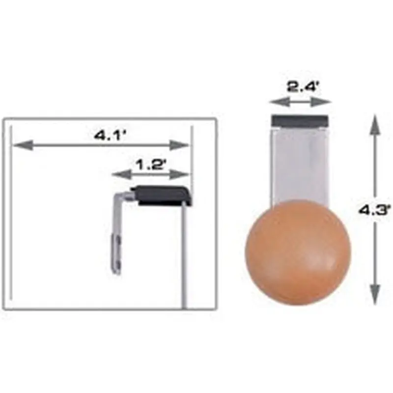Alba Cubicle Single Garment Peg