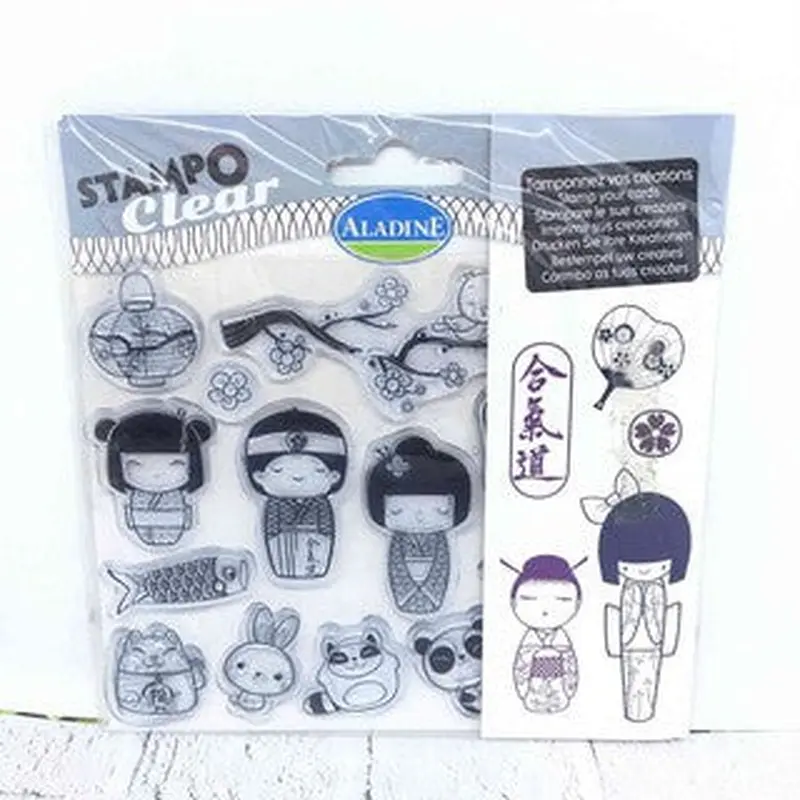 Aladine Clear StampKokeshi Doll