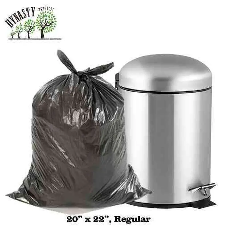 [Garbage Bags, Small-Mid] Garbage Bags, Can Liners SMALL-MEDIUM Bins Variety sizes, BLACK20x22" Regular 500pcs