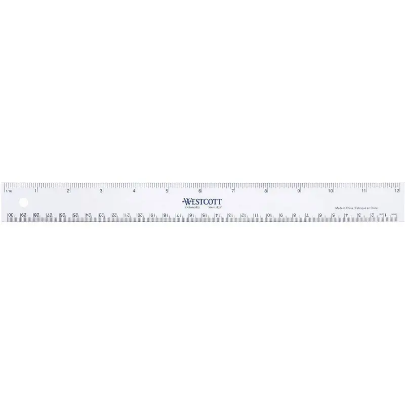 Westcott 30cm/12" Flexible Vinyl Ruler