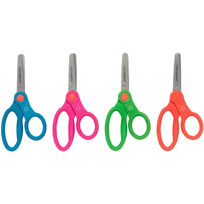 Westcott KleenEarth 5" Blunt Antimicrobial Kids Scissors