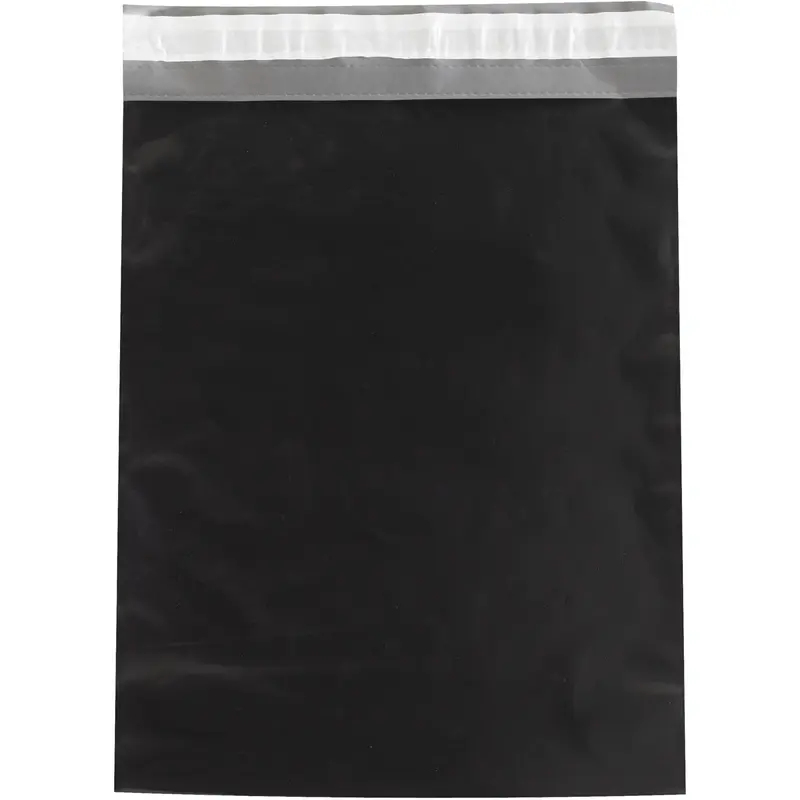 14 1/2 x 19 Black Poly Mailers 100/Case