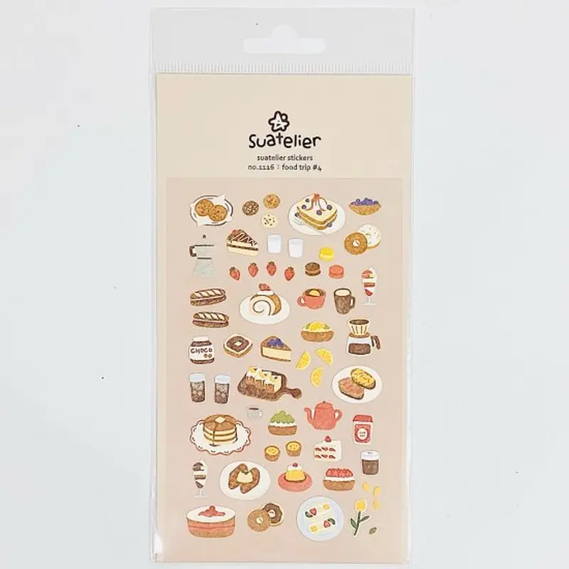 SUATELIER sticker food trip - 4