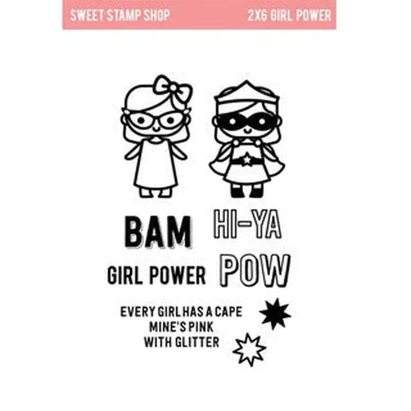SweetStamp Shop Clear Stamp Medium Vol.2Girl Power