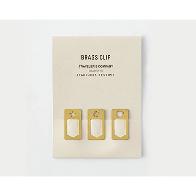 Traveler's Factory Brass Clip Starbucks Roastery Tokyo