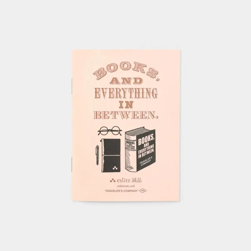 Traveler's Notebook Passport Size Refill Eslite Bookstore Letterpress Pink