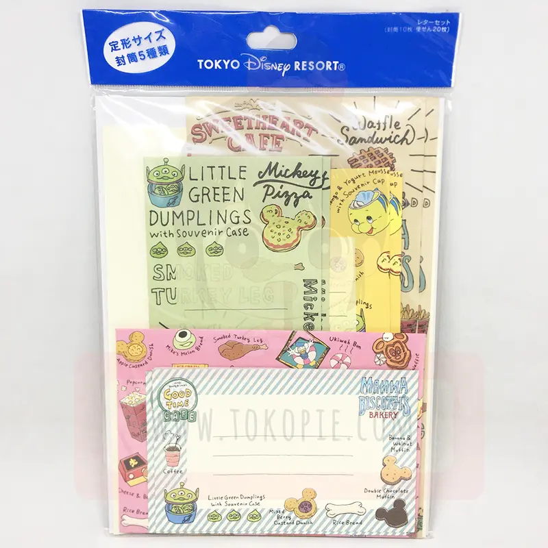 Tokyo Disney Resort Letter Set Sweetheart Cafe