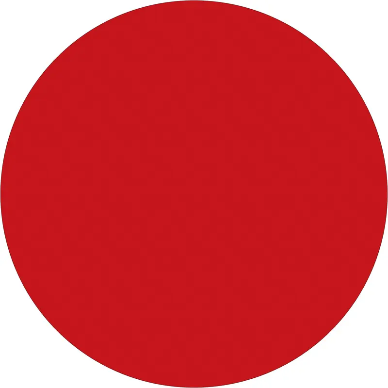 1 1/2" Red Inventory Circle Labels 500/Roll
