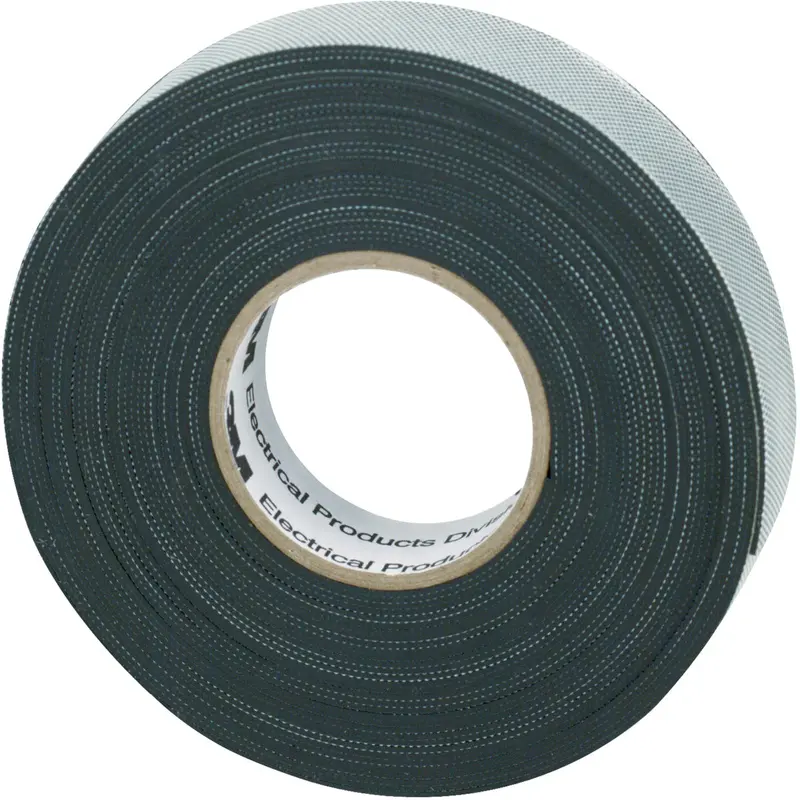 1 1/2" x 22 Feet Black 3M 2155 Rubber Splicing Electrical Tape 5/Case