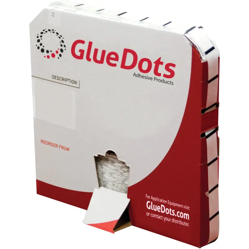 1/2" - High Tack Glue Dots - Medium Profile 2000/Case