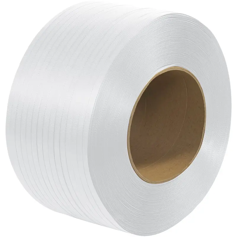 1/2" x .031 600# (8x8) Polypropylene Strap 7,200 Feet WHITE