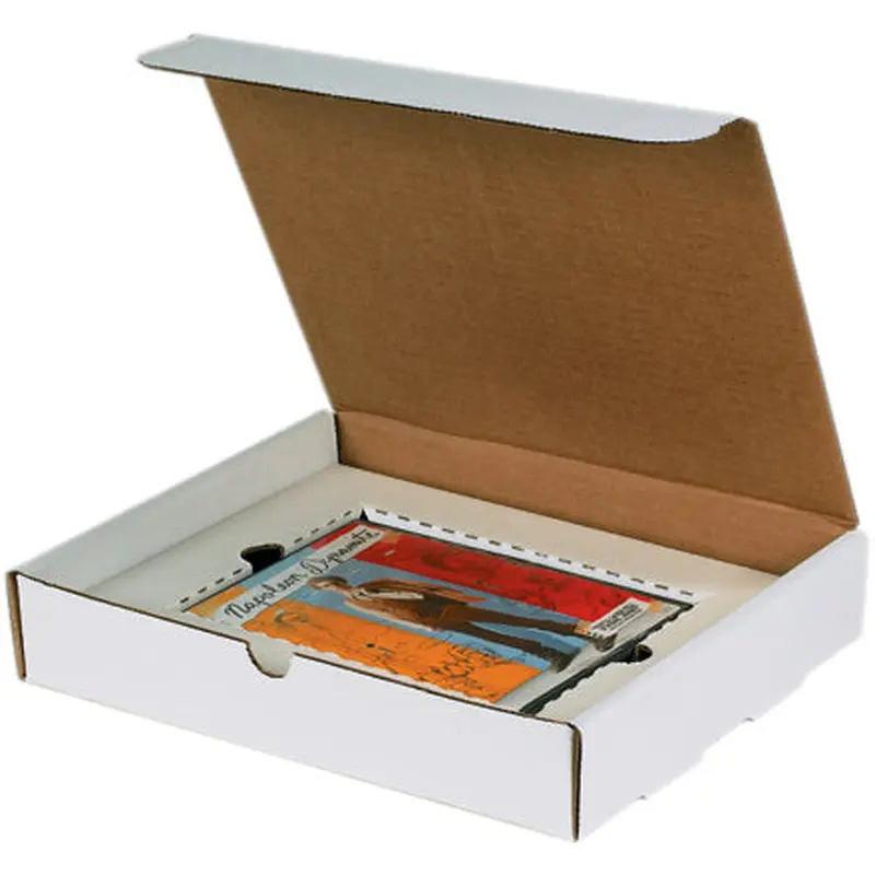 11 1/8 x 8 3/4 x 2 White DVD Literature Mailer Kit 50/Bundle