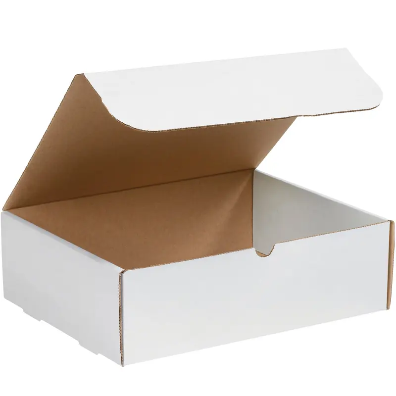 11 3/4 x 10 3/4 x 4 White Literature Mailers  50/Bundle