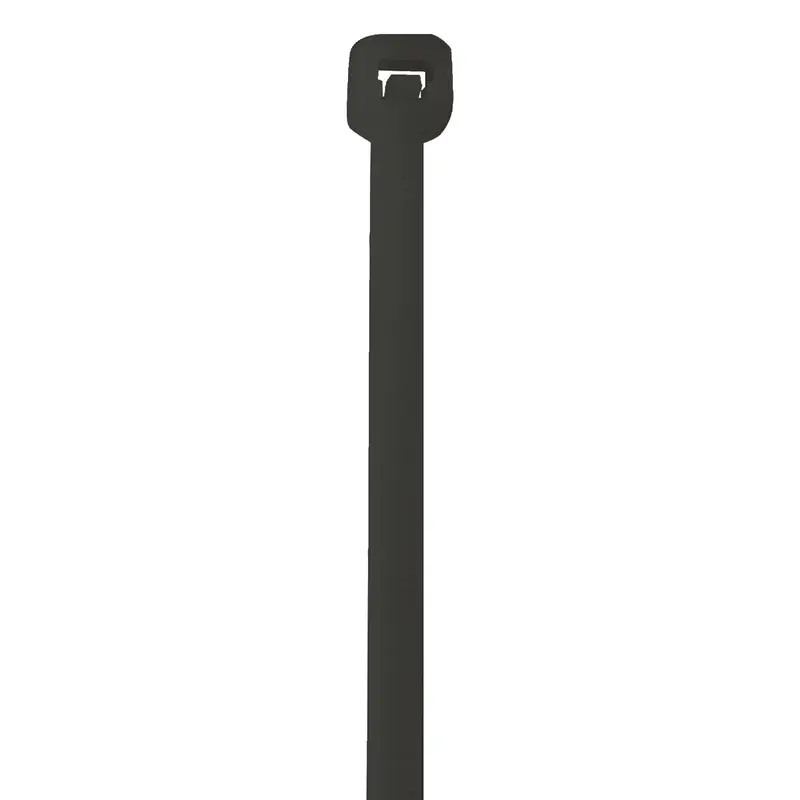 11" (50 lb Tensile) Black UV Cable Ties 1000/Case