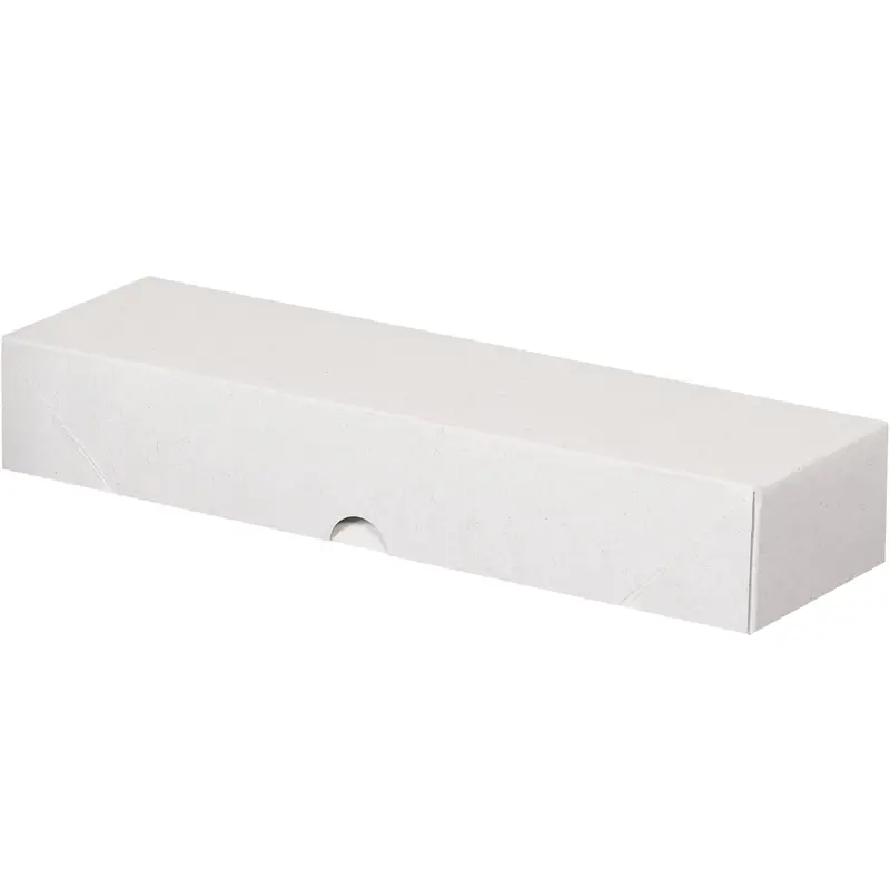 12 x 3 1/2 x 2 (Business Card Size) 2-pc White Folding Carton 200/Case