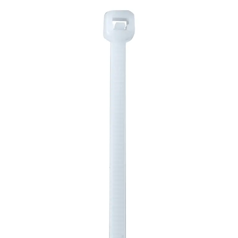 13" (50 lb Tensile) Clear Nylon Cable Ties 1000/Case