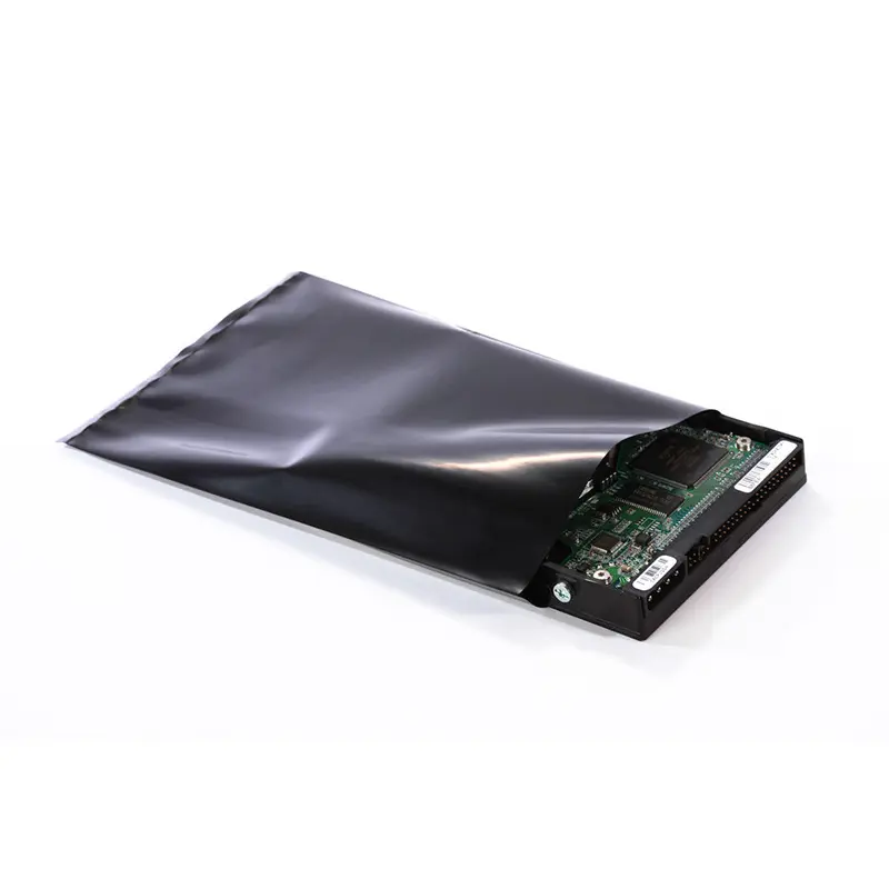 14 x 18 (4 mil) Black Conductive Poly Bags 100/Case
