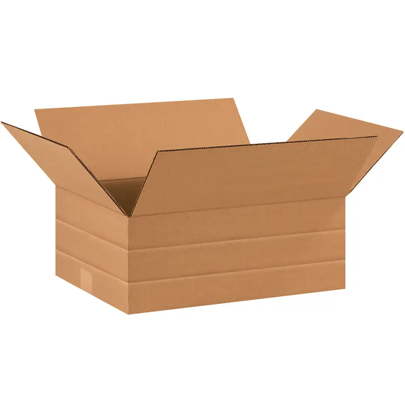 15 x 12 x 10 Multi Depth Corrugated Boxes  25/Bundle